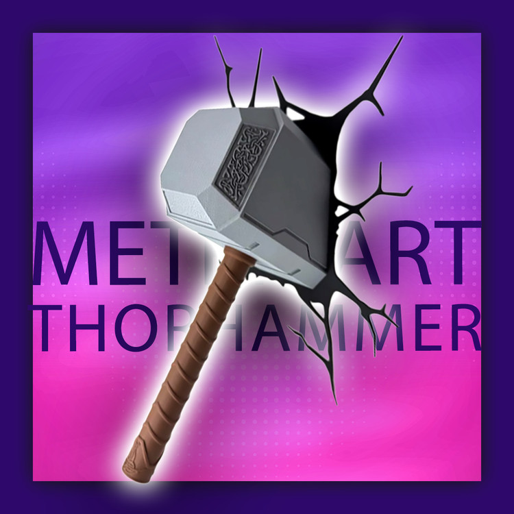 دکوری دیواری مدل چکش تور - Thor's Hammer