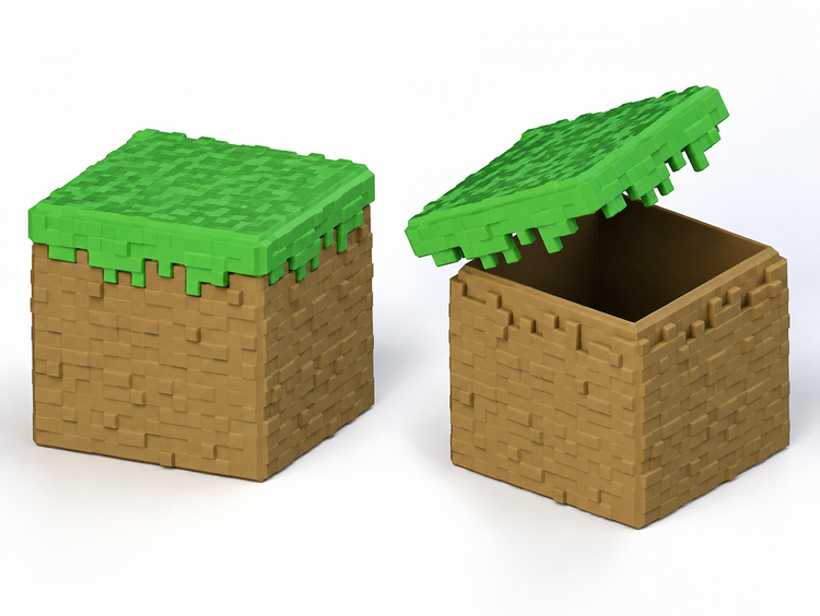 باکس نظم دهنده چمن ماینکرفت- جعبه مدل Grass